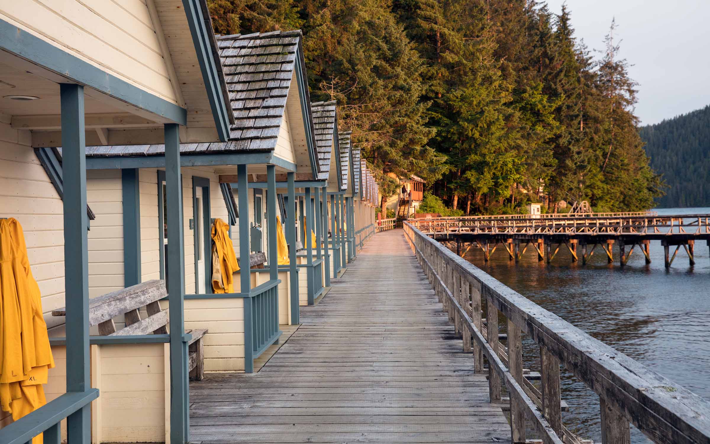 Boardwalk Cabins at Waterfall Resort Alaska